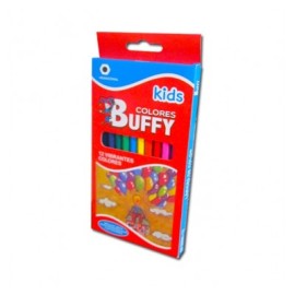 Colores Buffy kids hexagonal con 12 piezas BF888-12