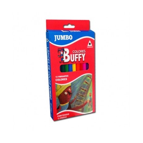 Colores Buffy jumbo triangular con 12 piezas 8681-12