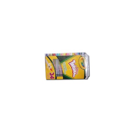 Colores Crayola twistables retractiles con 24 largos