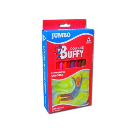 Colores Buffy jumbo triangular con 24 piezas 8681-24