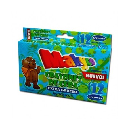 Crayon Makico extragrueso con 12 piezas