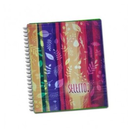 Cuaderno profesional Selecto espiral raya pasta dura  200 hojas