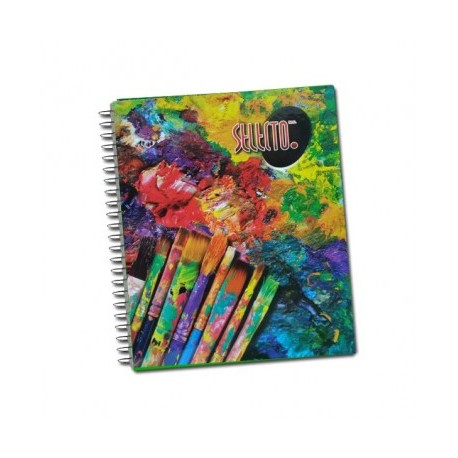 Cuaderno profesional Selecto espiral cuadro grande pasta dura  200...