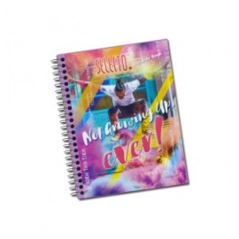 Cuaderno forma francesa Selecto espiral raya 100 hojas