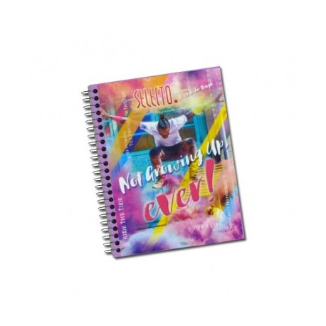 Cuaderno forma francesa Selecto espiral raya 100 hojas