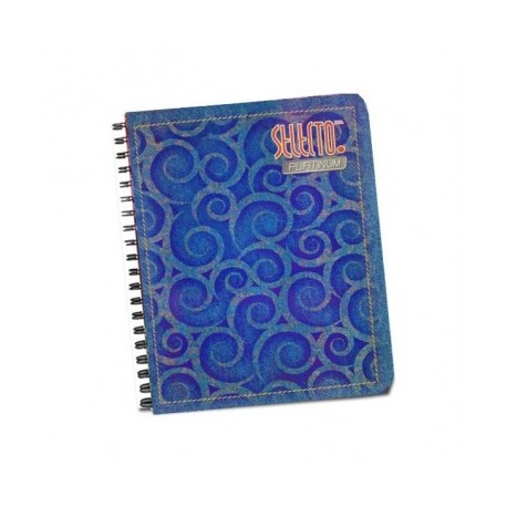 Cuaderno profesional Selecto doble espiral 100 hojas raya