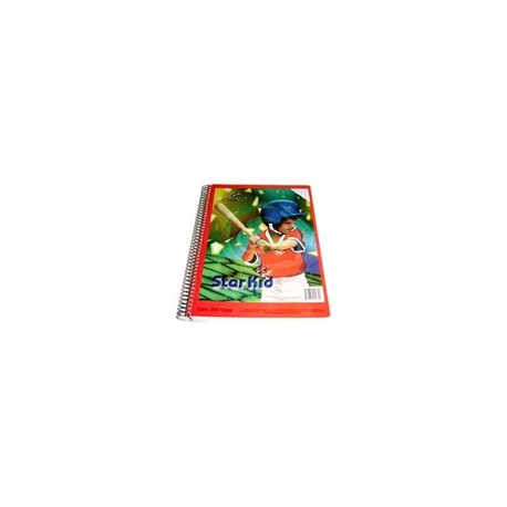 Cuaderno profesional Estrella espiral con separadores cuadro grande...