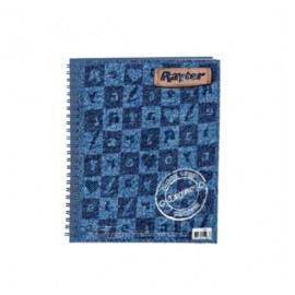 Cuaderno profesional Rayter doble espiral 100 hojas cuadro chico