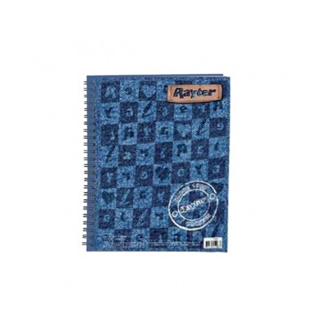 Cuaderno profesional Rayter doble espiral 100 hojas blanco