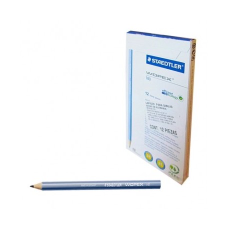 Lapiz Staedtler wopex hb mod. 180 con 12 piezas